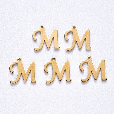 PVD Vacuum Plating 201 Stainless Steel Charms STAS-R105-M-G-1