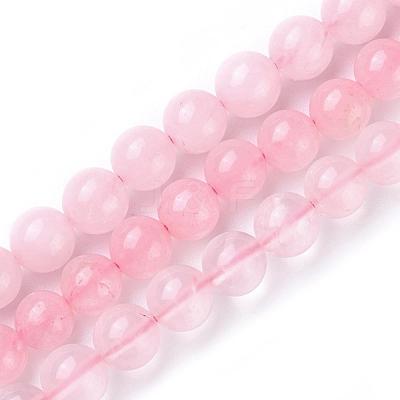 Natural Rose Quartz Beads Strands GSR034-1
