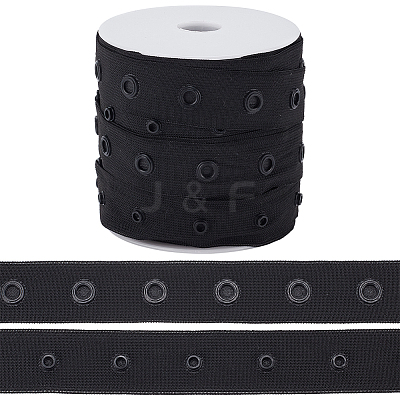 10 Yards 2-Row Plastic Snap Button Tape FIND-OC0003-85A-1