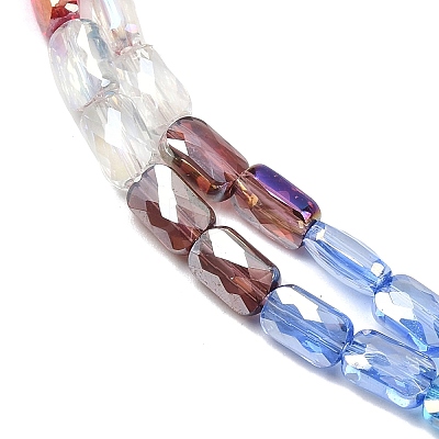 Electroplate Glass Beads Strands EGLA-D300-05-10-1