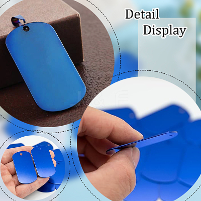 25Pcs Aluminum Pendants FIND-SP0002-46B-1