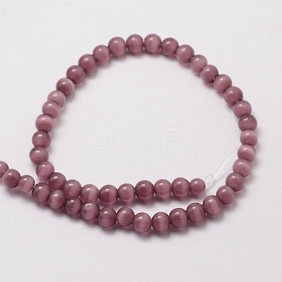 Cat Eye Beads Strands CE-M011-6mm-26A-1