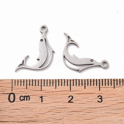 Tarnish Resistant 201 Stainless Steel Pendants STAS-S105-JN372-1-14-1