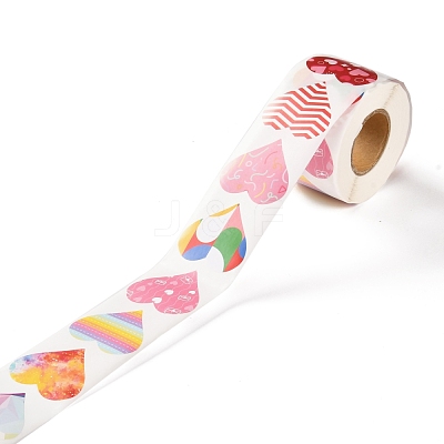 Valentine's Day Theme Paper Gift Tag Stickers DIY-C007-01D-1