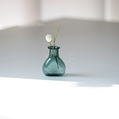 Transparent Miniature Glass Vase Bottles BOTT-PW0006-10C-1