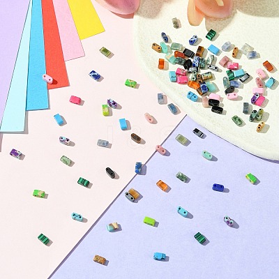 100Pcs 20 Colors Synthetic Agate Beads G-CJ0001-77-1