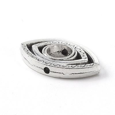 Tibetan Style Alloy Bead Frame LS-TIBE-WH0002-08AS-1