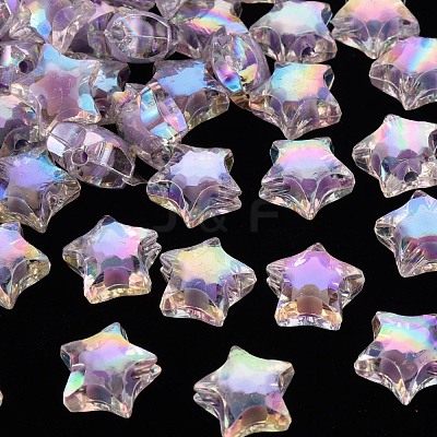 Transparent Acrylic Beads TACR-S152-02D-SS2114-1