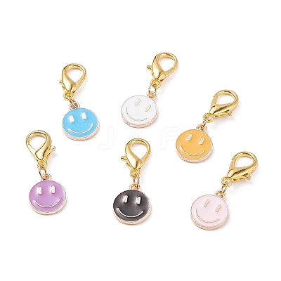 Alloy Enamel Pendants Decoration X1-HJEW-JM00629-1