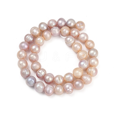 Natural Cultured Freshwater Pearl Beads Strands PEAR-I007-07Z-01A-1