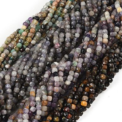 Natural Mixed Gemstone Beads Strands G-RM25319-A03-1