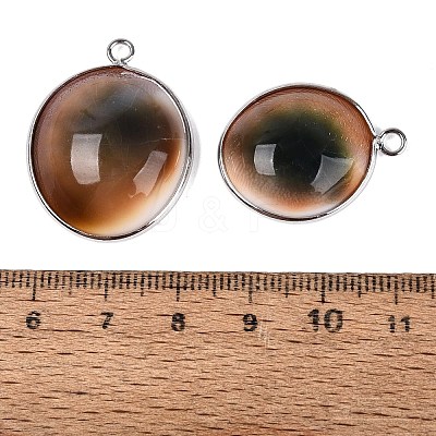 Natural Sea Shell Pendants SHEL-Q029-26P-1