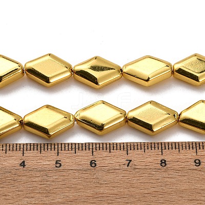 Electroplate Glass Beads Strands EGLA-H109-11F-1