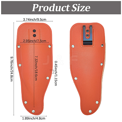 PU Leather Protective Scissors Cover AJEW-WH20054-174-1