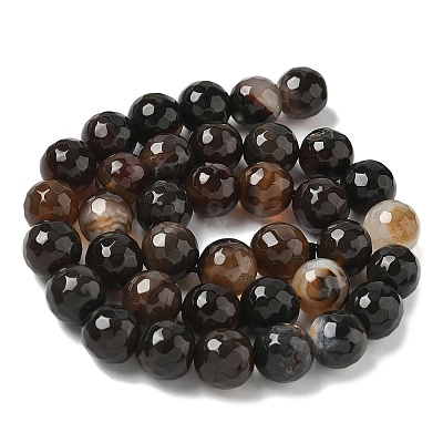Natural Agate Beads Strands G-M437-C01-01Y-1