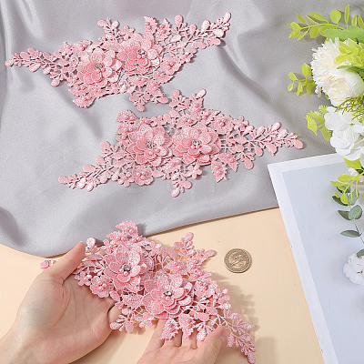Polyester Embroidery Sequin Costume Accessories DIY-WH20025-016C-1