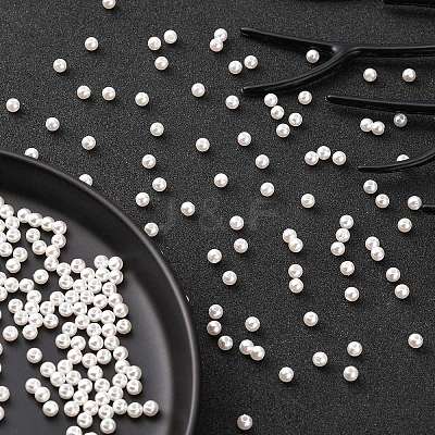 Imitation Pearl Acrylic Beads PL612-1-1