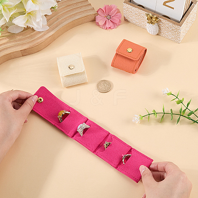 3Pcs 3 Styles PU Leather Jewelry Rolls ABAG-CL0001-70B-1