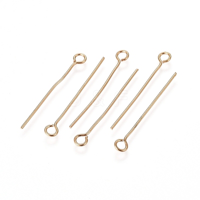 304 Stainless Steel Eye Pins X-STAS-L238-005G-G-1