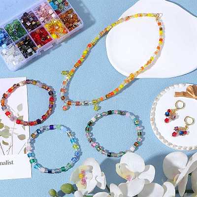 2 Bags Imitation Artificial Crystal Glass Beads GLAA-SZ0001-95C-01-1