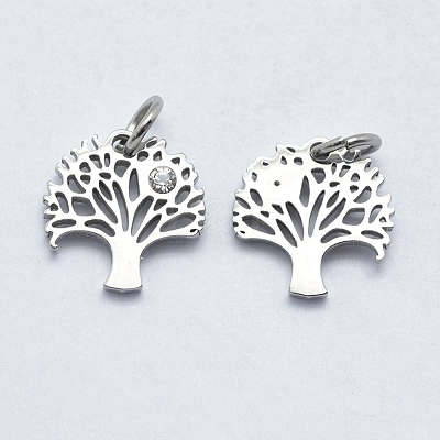 316 Surgical Stainless Steel Pendants STAS-K178-12P-1