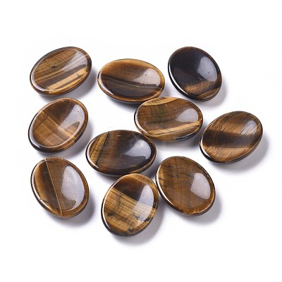 Natural Tiger Eye Massager DJEW-F008-E01-1