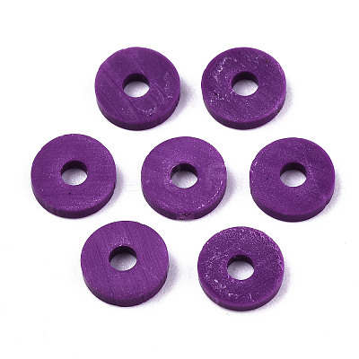 Handmade Polymer Clay Beads LS-CLAY-Q251-8.0mm-99-1