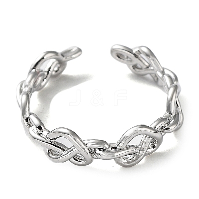 Brass Open Cuff Rings for Women LS-RJEW-G296-01P-1