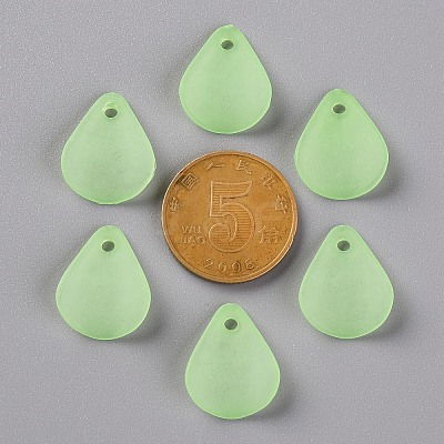 Transparent Frosted Acrylic Pendants MACR-S371-09A-733-1