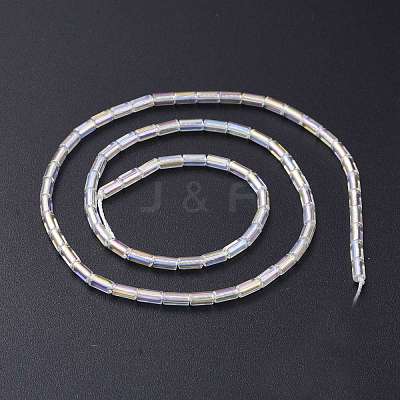 Electroplate Glass Beads Strands EGLA-K014-B-AB01-1