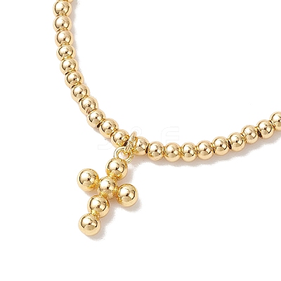 Brass Charm Bracelets BJEW-JB12205-1
