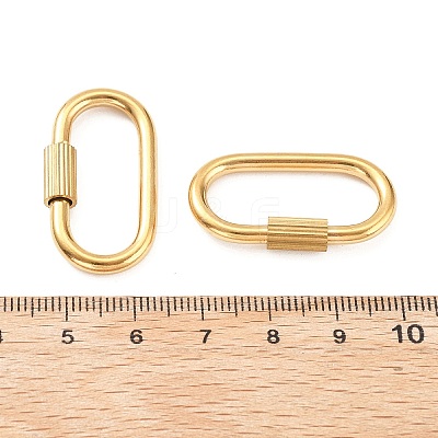 304 Stainless Steel Locking Carabiner X-STAS-C092-09B-G-1