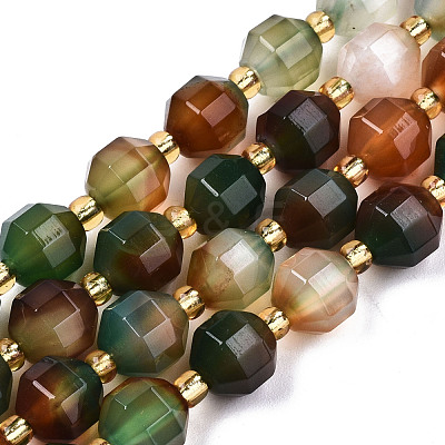 Natural Peacock Agate Beads Strands G-T131-82A-03-1