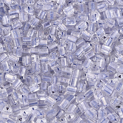 Transparent Inside Colours Glass Seed Beads SEED-T007-13H-1
