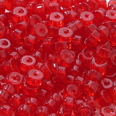 Transparent Colours Glass Seed Beads SEED-E001-T3x6mm-02-1