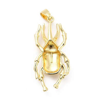 Rack Plating Brass Pendants KK-E067-01G-1