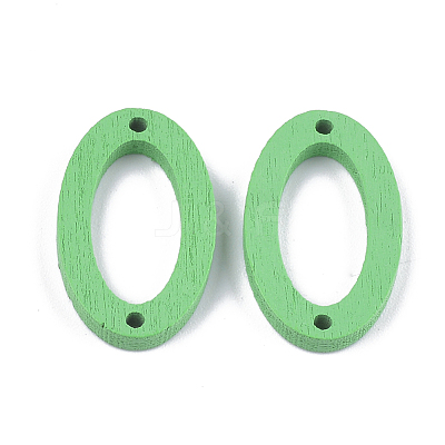 Painted Poplar Wood Links WOOD-S045-069C-1