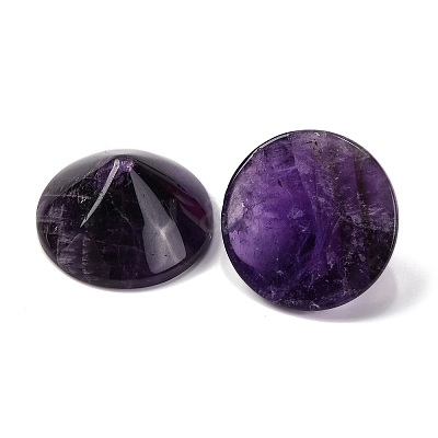 Natural Amethyst Cabochons G-Q184-01F-1
