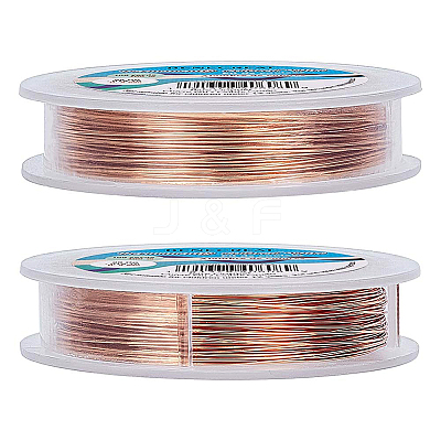 Round Bare Copper Wire for Jewelry Making CWIR-BC0002-16C-1