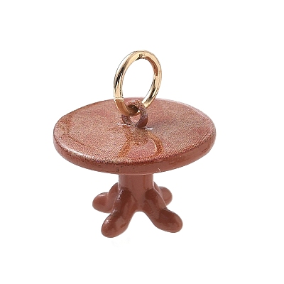 Brass Enamel Pendants KK-CBA109E-02B-1