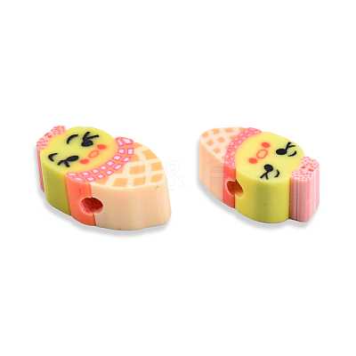 Handmade Polymer Clay Beads CLAY-N008-072-A01-1