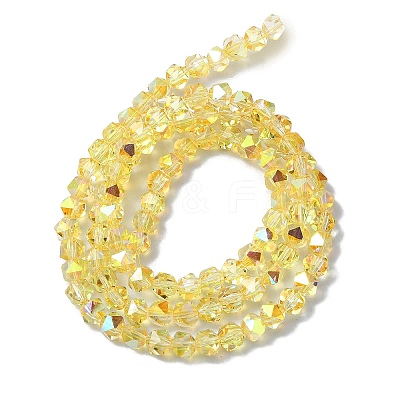 Electroplate Glass Beads EGLA-L018-B-AB06-1