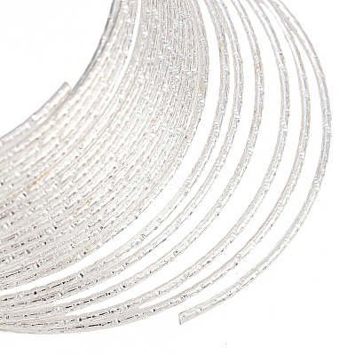 Textured Iron Beading Wire for Wire Wrap DIY Jewelry Making MW-L001-01A-S-1