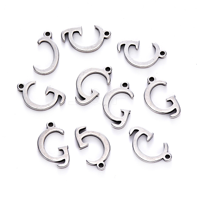 Tarnish Resistant 201 Stainless Steel Charms STAS-R105-G-1