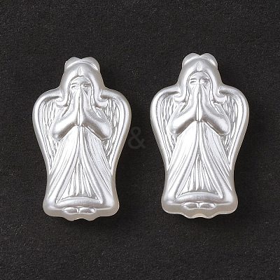 ABS Plastic Imitation Pearl Beads OACR-P007-68-1