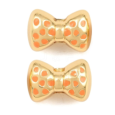 Brass Enamel Beads KK-CBA57A9-05G-1