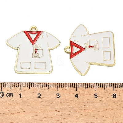 Alloy Enamel Pendants ENAM-G229-01G-02-1