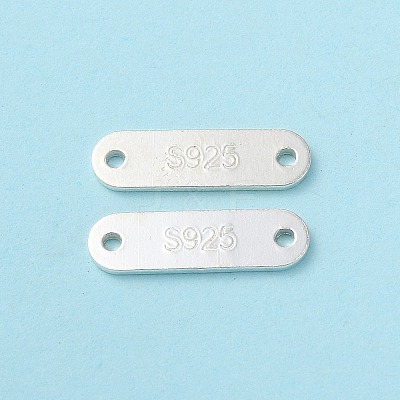 925 Sterling Silver Connector Charms STER-P053-01S-1