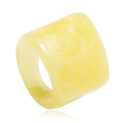 Rectangle Acrylic Finger Rings for Women WGE6404-02-1