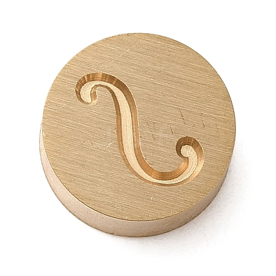 Golden Tone Brass Letter Stamps LS-KK-R005-01S-1